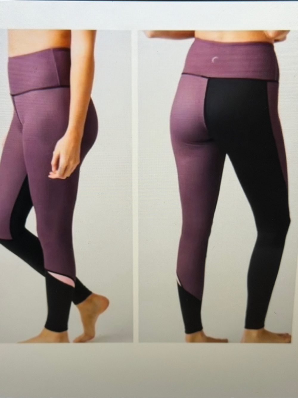 ZYIA Active Joker Light N Tight Color Block Leggings Sz6-8